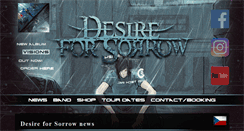 Desktop Screenshot of desireforsorrow.cz